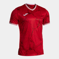 Joma VII Short Sleeve T-shirt (Adult) - Red White