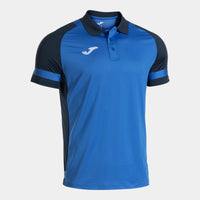 Joma Phoenix III Short Sleeve Polo (Junior) - Royal Blue Navy Blue