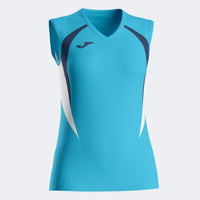 Joma Championship Sleeveless Shirt (Adult) - Dark Navy Sky Blue