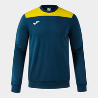 Joma Phoenix III Sweatshirt (Adult) - Dark Navy Yellow