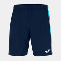 Joma Academy Shorts (Adult) - Fluorescent Turquoise Navy Blue