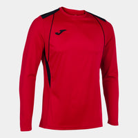 Joma Championship VII Long Sleeve T-shirt (Adult) - Red Black