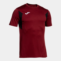 Joma Winner III Short Sleeve T-shirt (Adult) - Burgundy Black