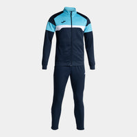 Joma Danubio III Tracksuit (Junior) - Fluorescent Turquoise Navy Blue