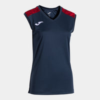 Joma Championship VIII Sleeveless Shirt (Junior) - Dark Navy Red