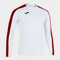 Joma Academy Long Sleeve T-shirt (Junior) - White Red
