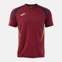 Joma T-championship Short Sleeve T-shirt (Adult) - Dark Navy Burgundy