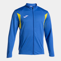 Joma Winner III Full Zip Sweatshirt (Junior) - Royal Blue Yellow