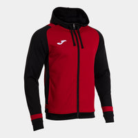 Joma Phoenix III Zip-up Hoodie (Adult) - Red Black