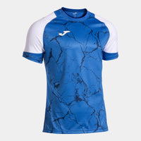 Joma Performance Handball Short Sleeve T-shirt - Royal Blue White